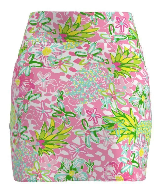 AB Sport Women's Floral Print Front Pocket Golf Skirt - FLOR