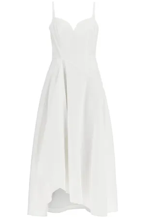 Alexander Mcqueen Women's Midi Dress With Sweetheart Neckline