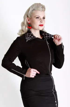Arachnid Black Biker Jacket