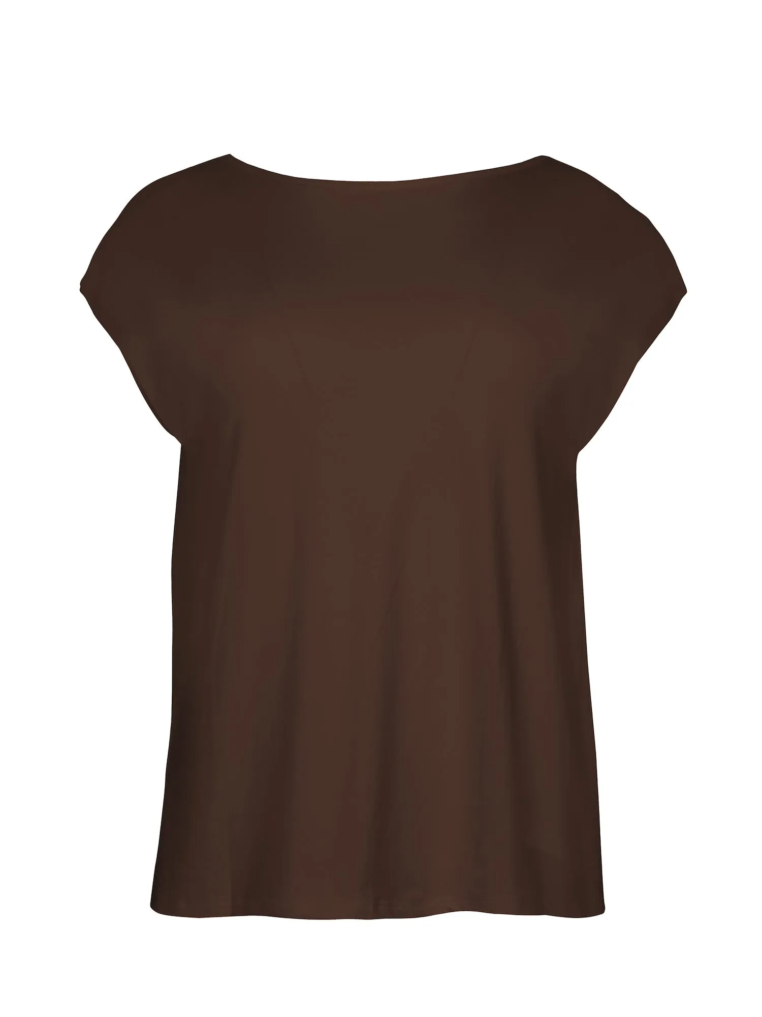 Bamboo Boxy T-Shirt - Cocoa