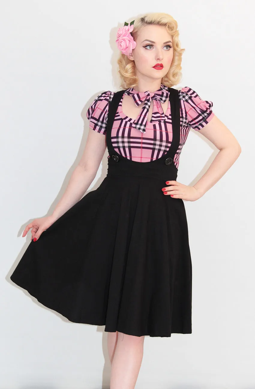 Black Dolly Long Pinafore