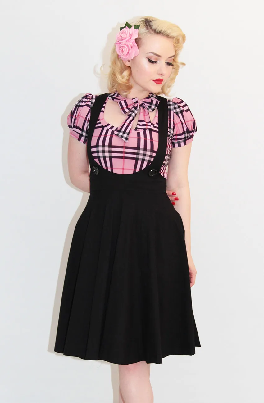 Black Dolly Long Pinafore