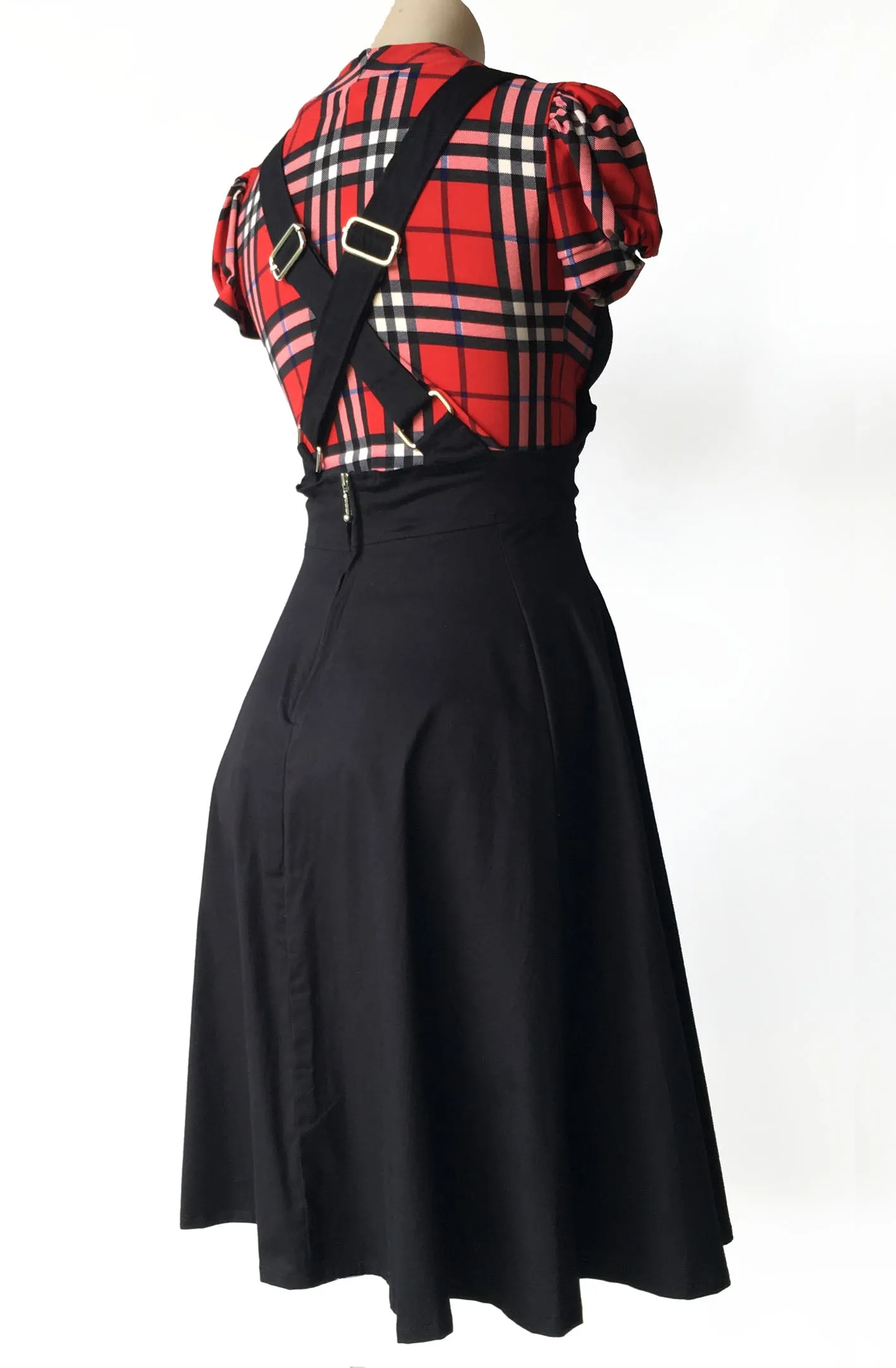 Black Dolly Long Pinafore