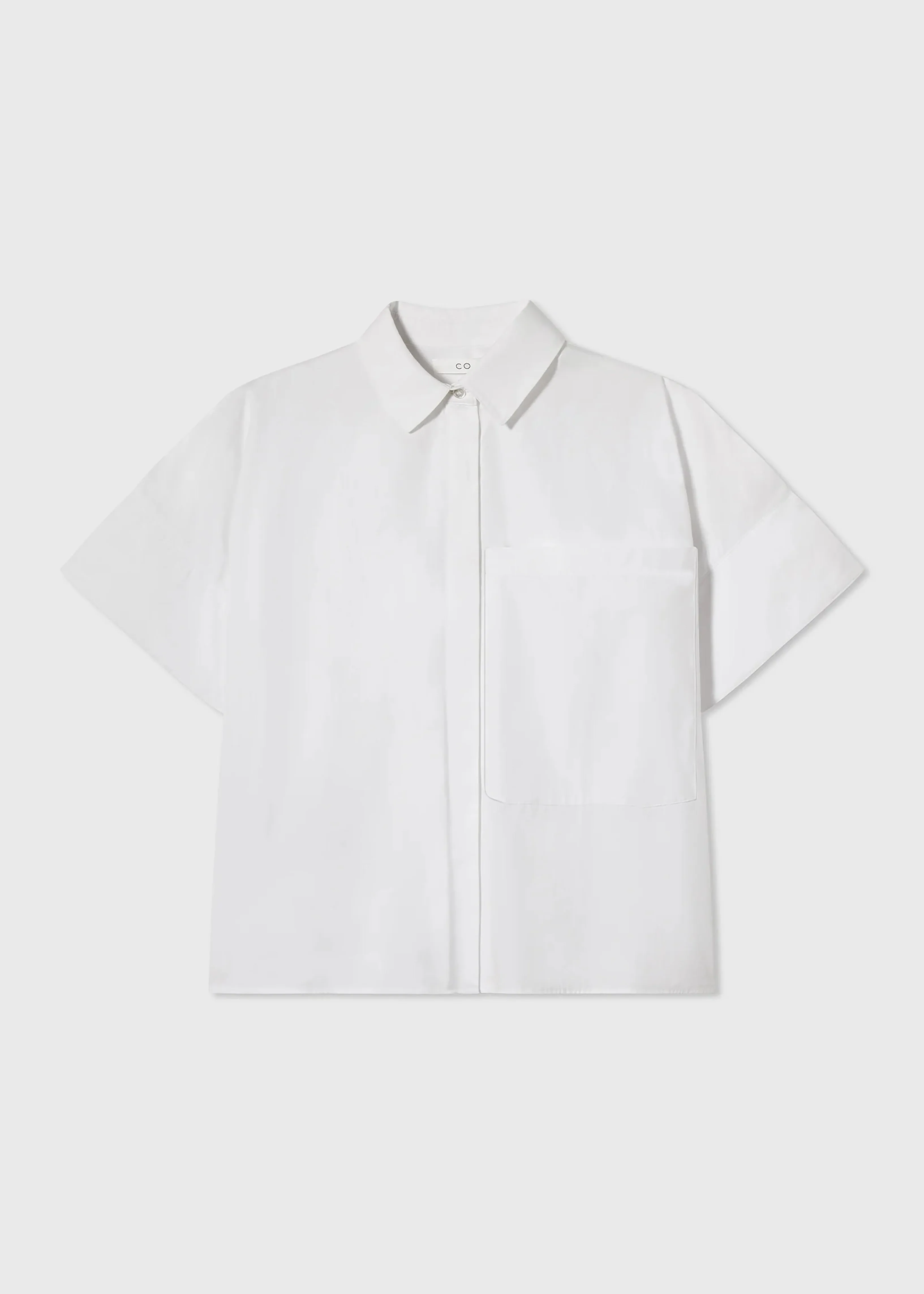 Boxy SS Shirt - White