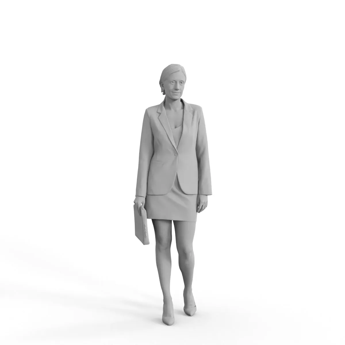 Business Woman | bwom0313hd2o01p01s | Ready-Posed 3D Human Model (Woman / Still)