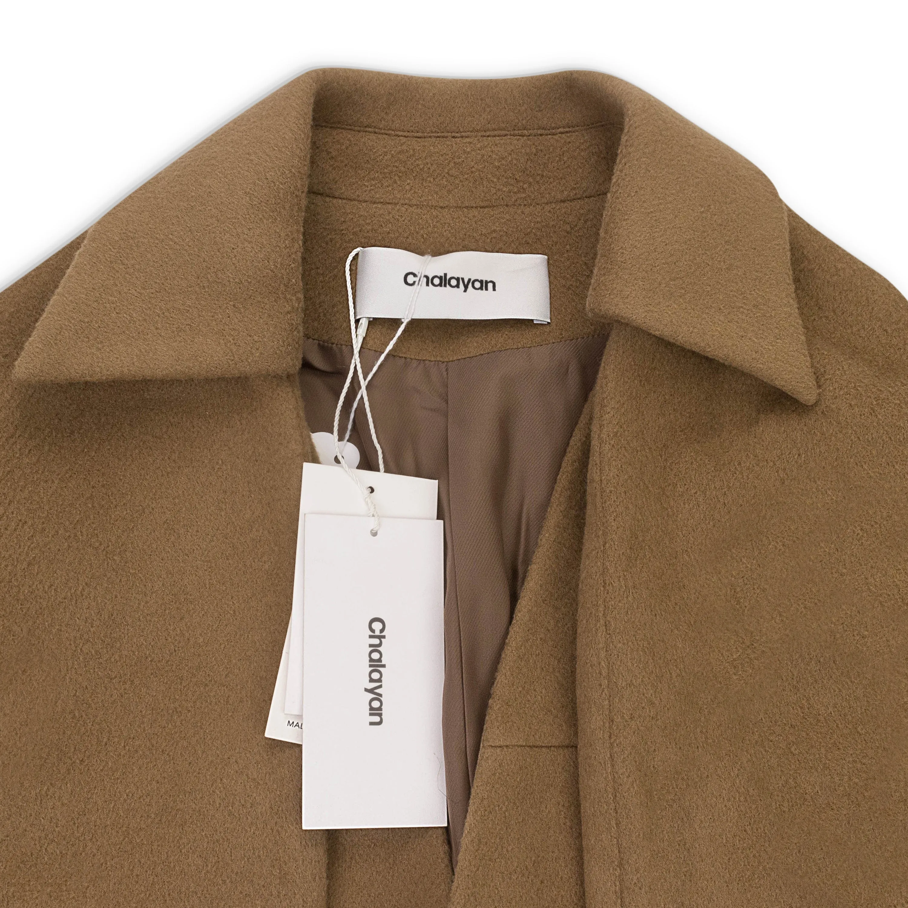 CHALAYAN FOLD THROUGH CAMEL BLAZER