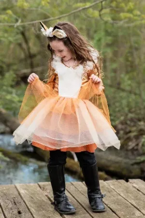 Great Pretenders Dress - Woodland Fox with Headpiece, Size 7-8