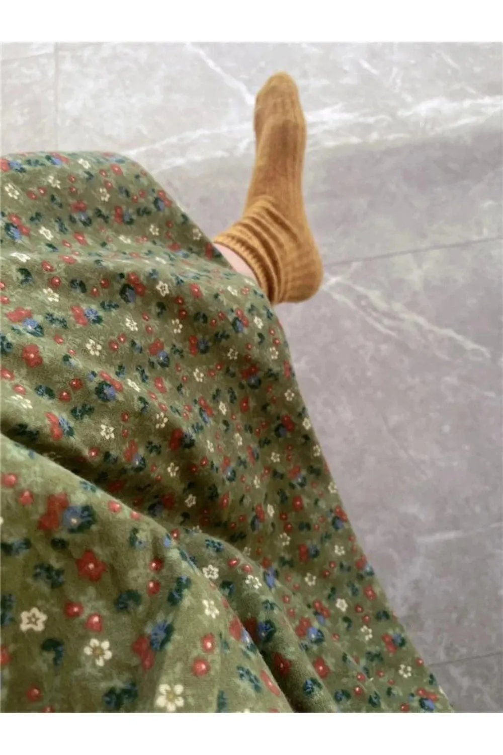 Meadow Whimsy Midi Skirt