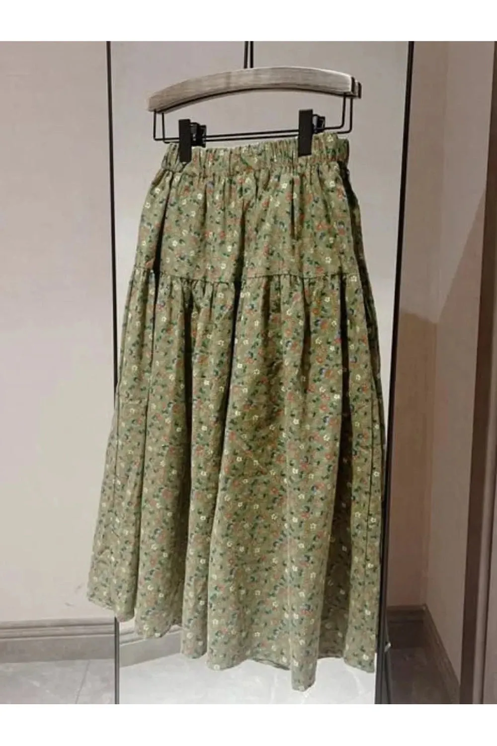 Meadow Whimsy Midi Skirt