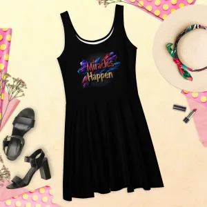 Miracles Happen: Bold Beginnings Skater Dress