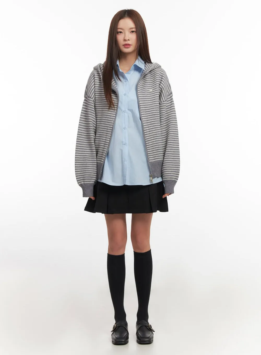 Pleated Midi Skirt IM514