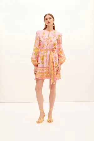 Ruella Button Mini Dress