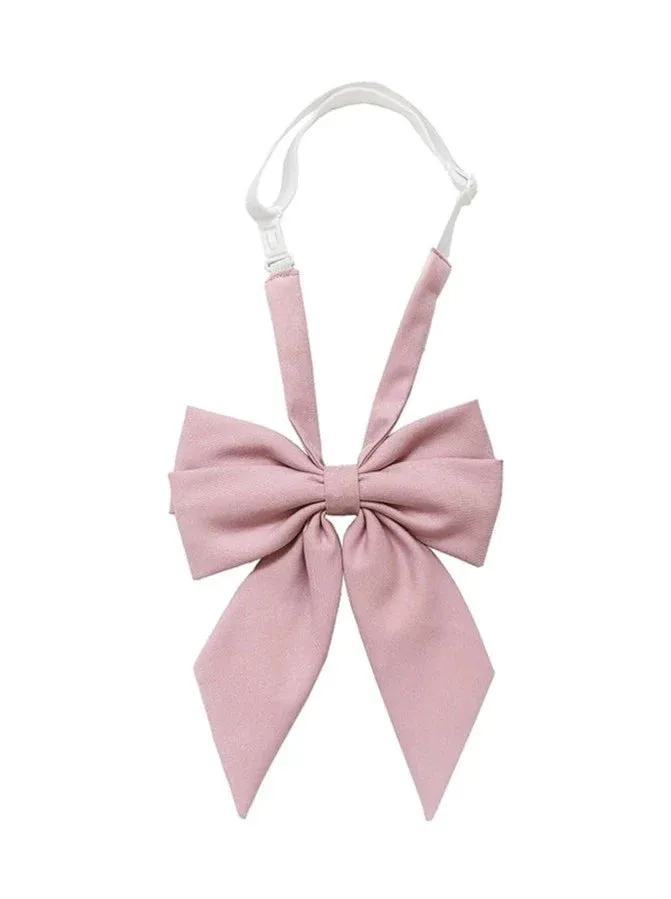 Sailor Flared   Skirt Waist Puff Ribbon Cake Top   Sleeve Neck