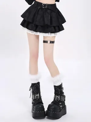 Short Jacquard Skirt French