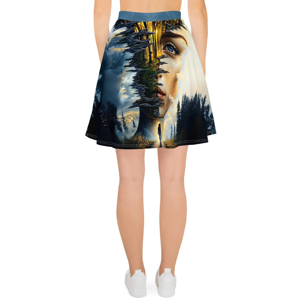 Sky Grace Skater Skirt