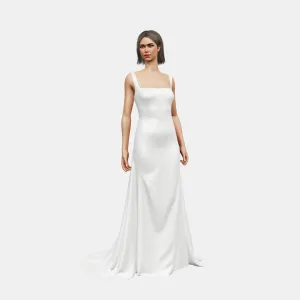 Square neck   fit and flair