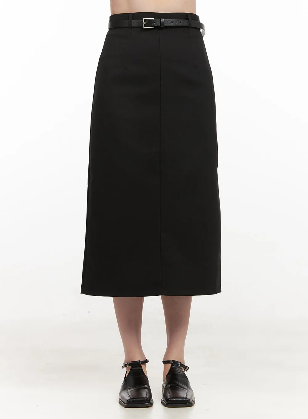 Straight Midi Skirt IF505
