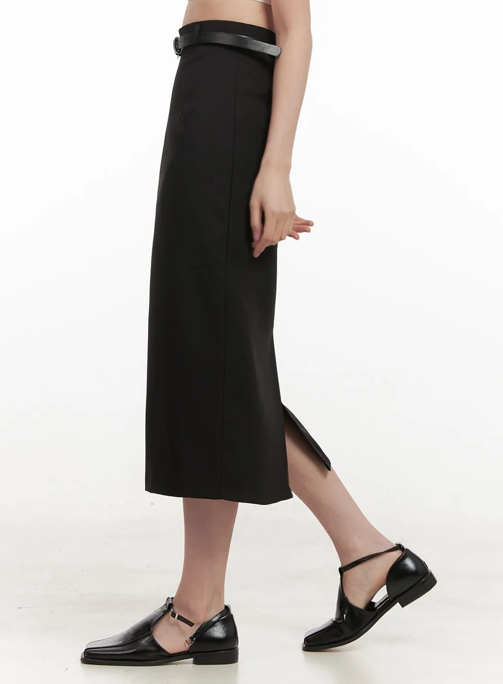 Straight Midi Skirt IF505