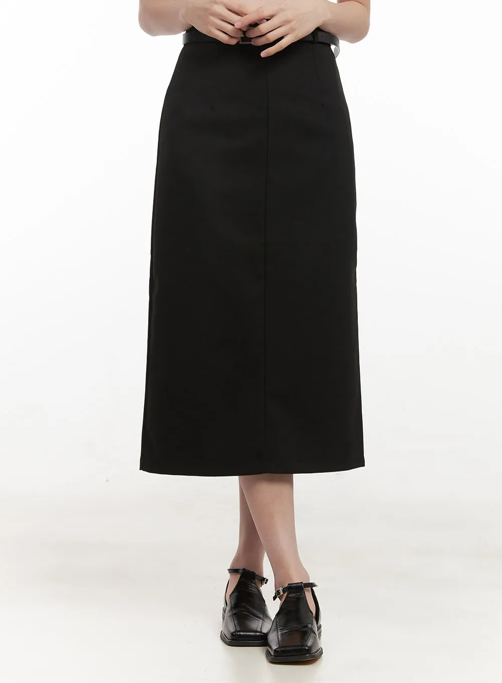 Straight Midi Skirt IF505