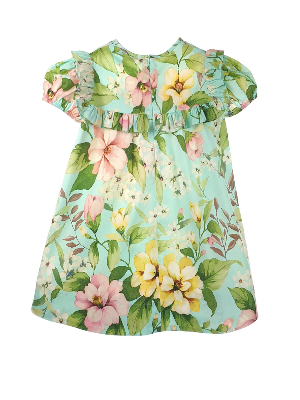 TWINSET Girl's Short floral poplin dress -231GJ2147