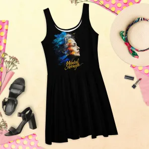 Unshakable Grace: The Art of Mental Strength Skater Dress